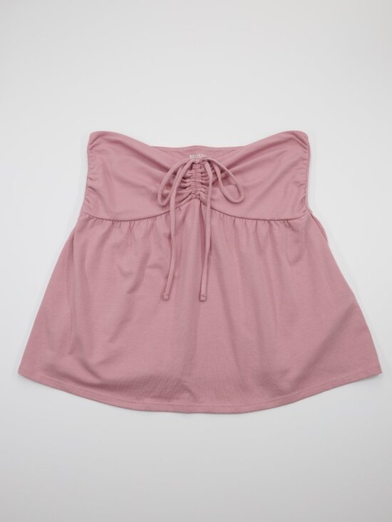 Hollister Tops - Hollister Women's Tie Soft Strapless Cinched Babydoll Top Rose Size L